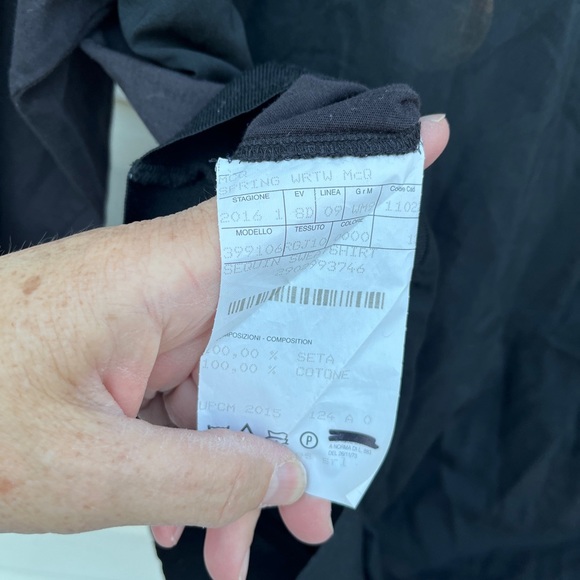 ALEXANDER MCQUEEN BLACK HIDDEN SEQUINS SWEATSHIRT-L - Picture 5 of 12